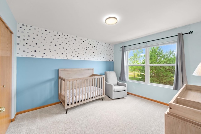 4553 Gardiner Ave, Yorkville, IL 60560 - bedroom featuring carpet, a closet, and a nursery area