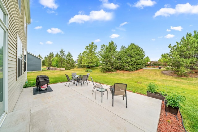4553 Gardiner Ave, Yorkville, IL 60560 - view of patio / terrace with grilling area