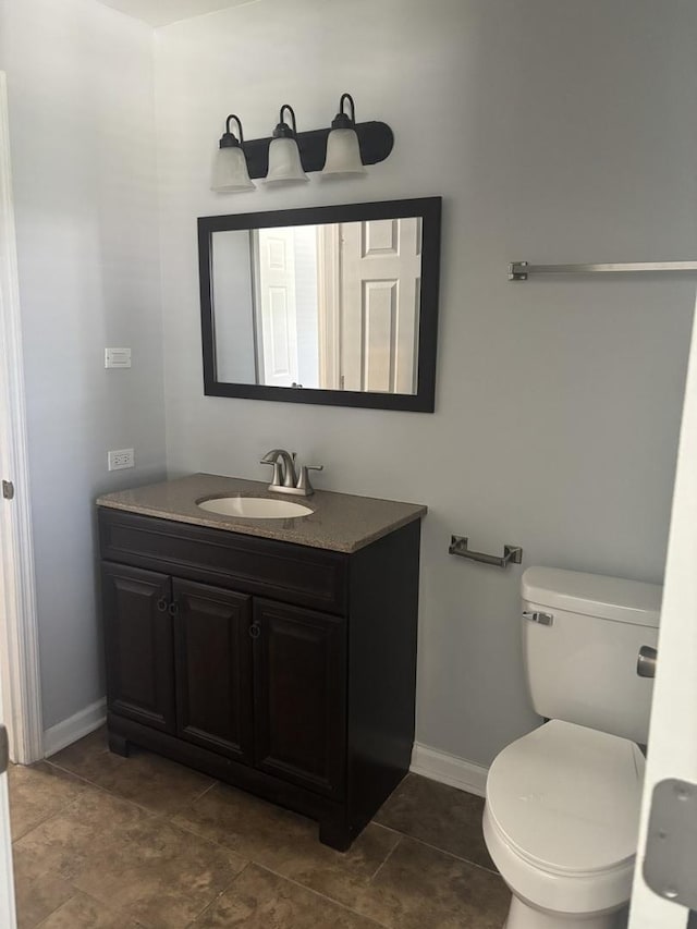 3501 Fountainbleau Dr, Hazel Crest, IL 60429 - bathroom featuring vanity and baseboards