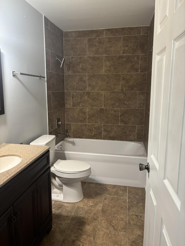 3501 Fountainbleau Dr, Hazel Crest, IL 60429 - bathroom featuring vanity and shower / bathtub combination