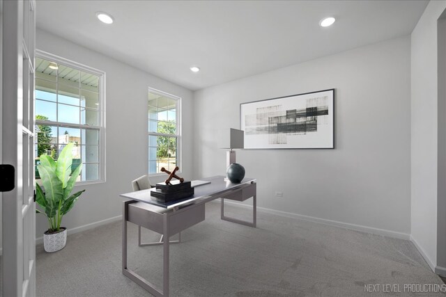 2308 Lawlor Ln, Naperville, IL 60564 - carpeted office with recessed lighting
