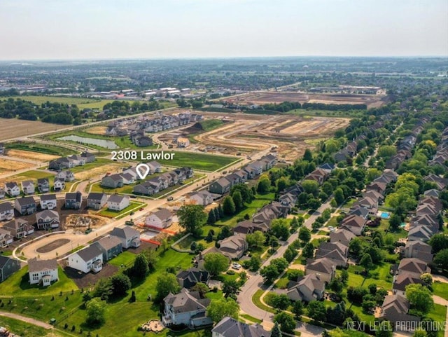 2308 Lawlor Ln, Naperville, IL 60564 - aerial view of property's location with nearby suburban area