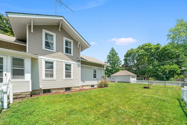 220 N Cedar St, Waterman, IL 60556 - back of property