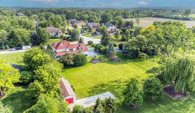 26 Carriage House Ln, Orland Park, IL 60467 - drone / aerial view of a tree filled landscape