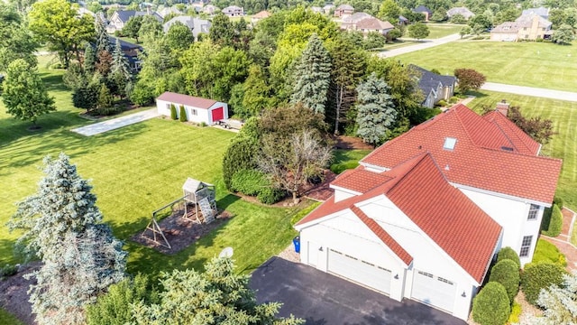 26 Carriage House Ln, Orland Park, IL 60467 - aerial view of property and surrounding area