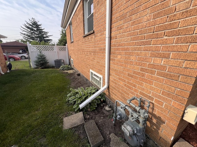 11133 Boeger Ct, Westchester, IL 60154 - view of property exterior with a central air condition unit and brick siding