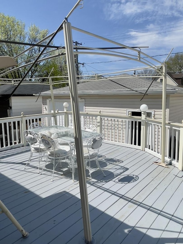 2632 S Austin Blvd, Cicero, IL 60804 - deck featuring outdoor dining area