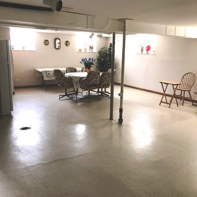 1525 Morgan Ave, La Grange Park, IL 60526 - dining area with light flooring and baseboards