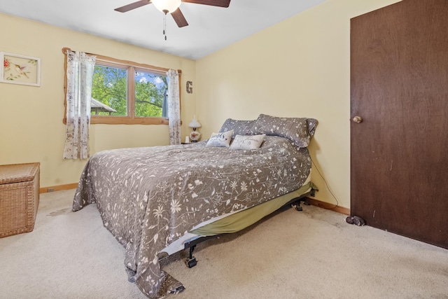 277 Mcmillan St, Grayslake, IL 60030 - bedroom with carpet floors and ceiling fan