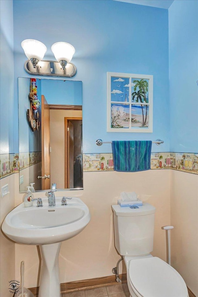 1612 Whisper Glen Dr, Plainfield, IL 60586 - bathroom featuring toilet and tile patterned flooring