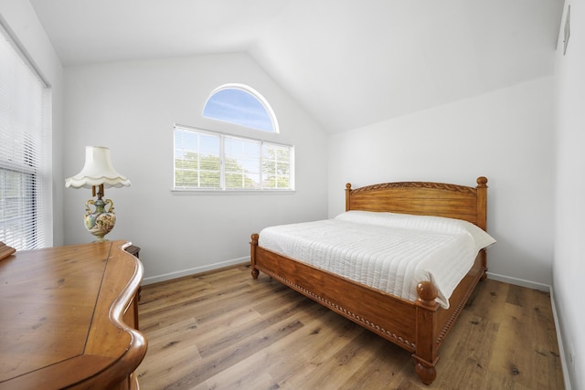 1678 Penny Ln, Bartlett, IL 60103 - bedroom with vaulted ceiling and wood finished floors
