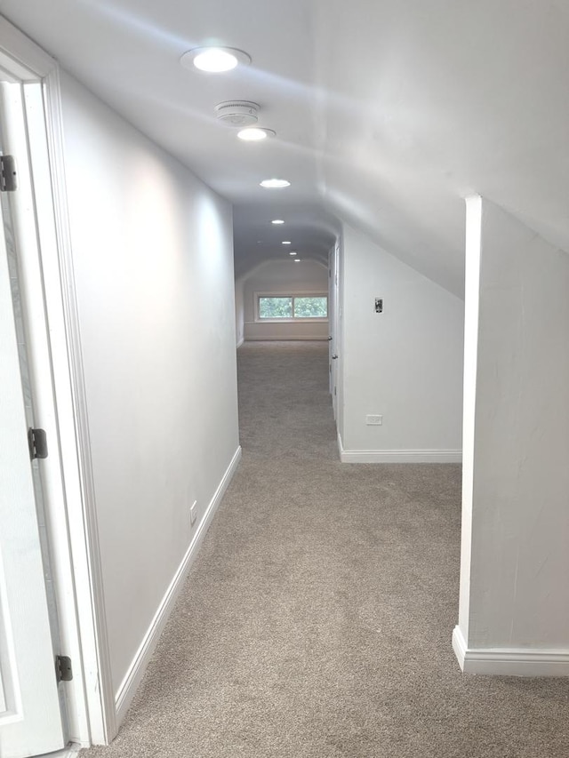 9432 S Vernon Ave, Chicago, IL 60619 - hall featuring lofted ceiling and carpet flooring