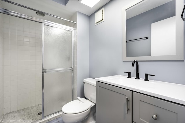 9737 N Fox Glen Dr Unit 4A, Niles, IL 60714 - full bath with vanity and a stall shower
