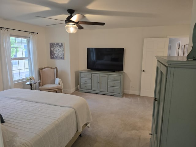 1530 Laurel Oaks Dr, Streamwood, IL 60107 - bedroom with light colored carpet and ceiling fan