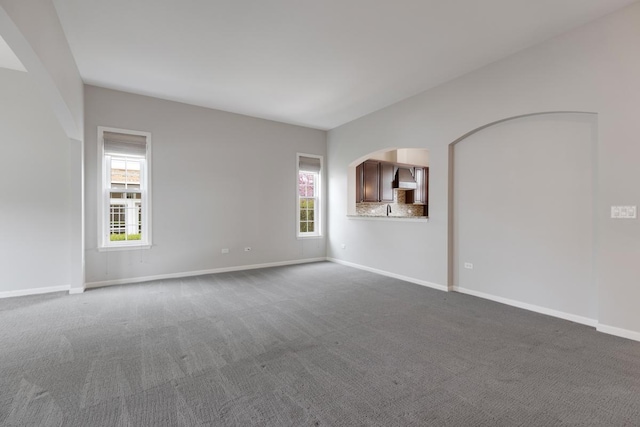 2929 Portage St, Naperville, IL 60564 - unfurnished room featuring carpet floors and arched walkways