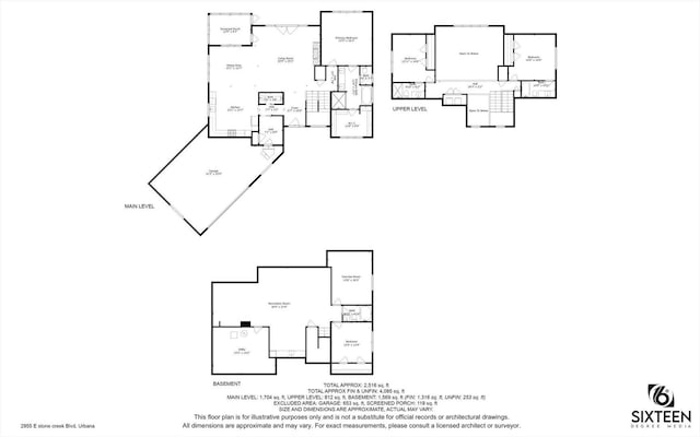 2955 E Stone Creek Blvd, Urbana, IL 61802 - view of property floor plan