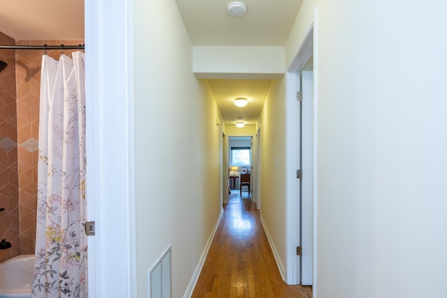 2417 Lyons St, Evanston, IL 60201 - hallway with wood finished floors
