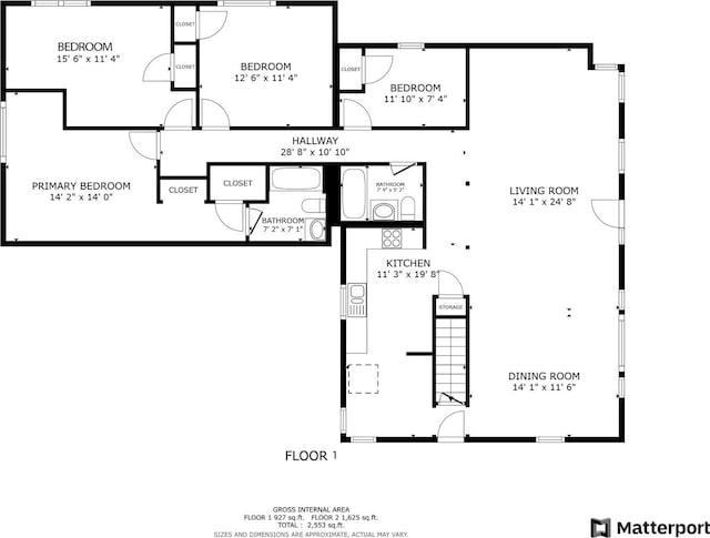 2417 Lyons St, Evanston, IL 60201 - view of home floor plan
