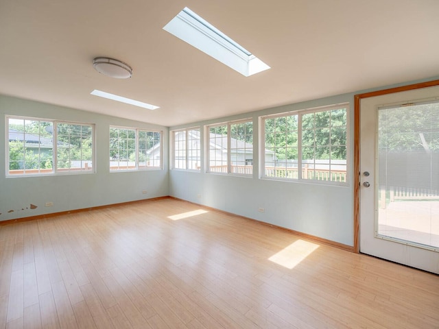 566 Glendale Ave, Wheaton, IL 60137 - unfurnished sunroom with a skylight