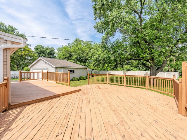 566 Glendale Ave, Wheaton, IL 60137 - deck featuring an outdoor structure