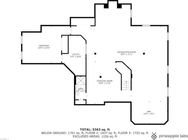 8025 Kirkcaldy Ct, Palos Heights, IL 60463 - view of room layout