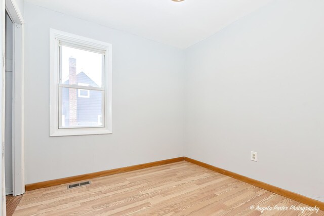 208 W Nippersink Rd, Round Lake, IL 60073 - unfurnished room with light wood-style flooring and baseboards