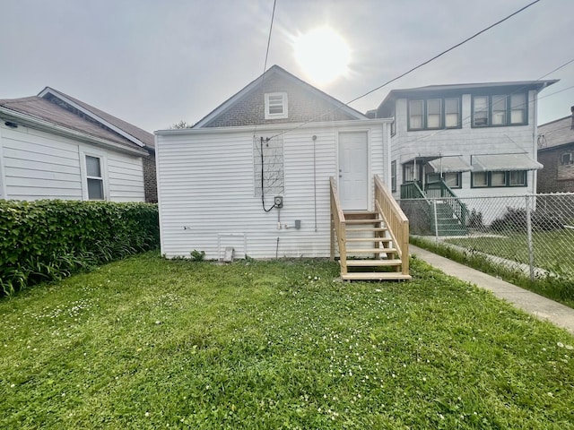 9549 S Calumet Ave, Chicago, IL 60628 - back of house with entry steps