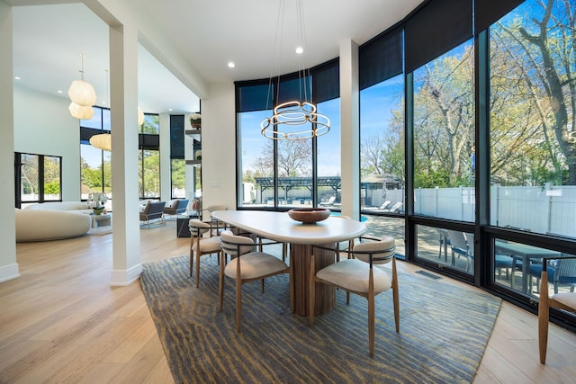 2110 Pfingsten Rd, Northbrook, IL 60062 - sunroom / solarium with a chandelier