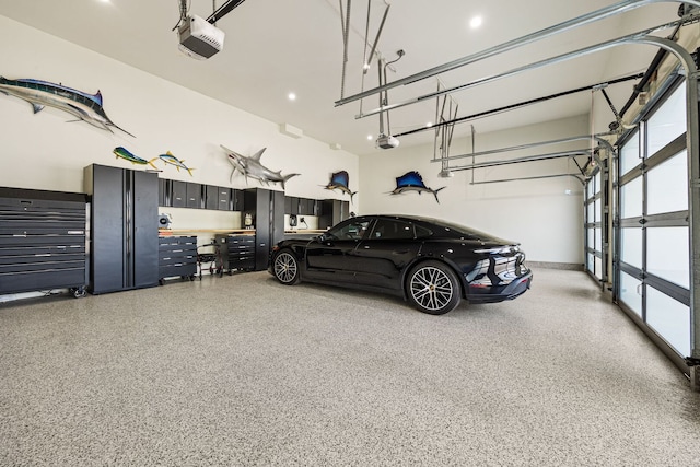 2110 Pfingsten Rd, Northbrook, IL 60062 - garage featuring a garage door opener
