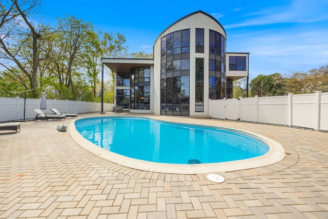 2110 Pfingsten Rd, Northbrook, IL 60062 - view of swimming pool with a patio area