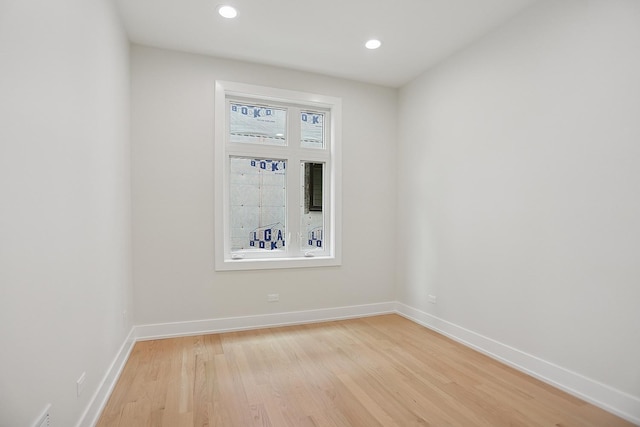 5041 N Octavia Ave, Harwood Heights, IL 60706 - spare room with light wood finished floors and recessed lighting