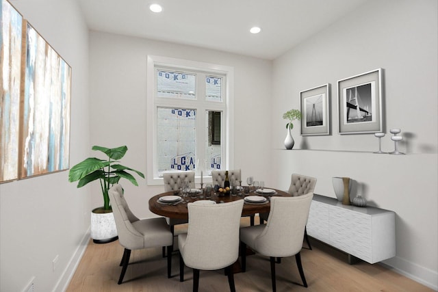 5041 N Octavia Ave, Harwood Heights, IL 60706 - dining area with wood finished floors and recessed lighting