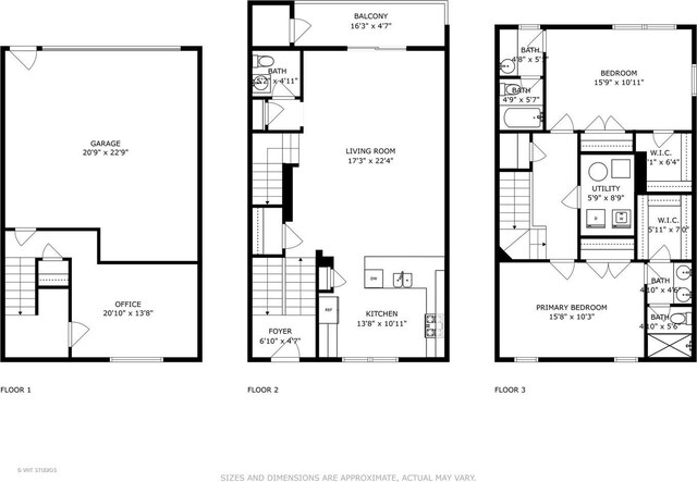 1527 E Arbor Ln, Arlington Heights, IL 60004 - view of floor plan / room layout