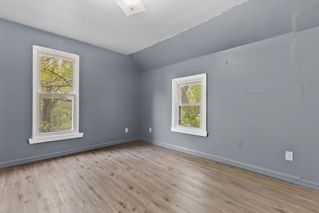 1121 Blaisdell St, Rockford, IL 61101 - unfurnished room featuring lofted ceiling, plenty of natural light, and wood finished floors