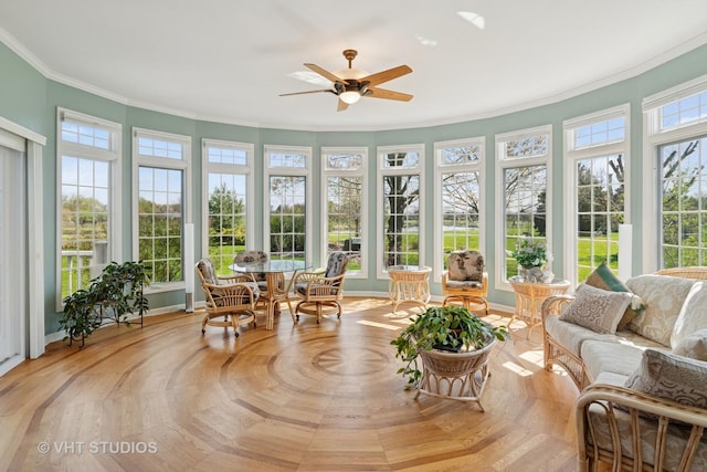 10603 Royal Porthcawl Dr, Naperville, IL 60564 - sunroom / solarium with french doors and crown molding