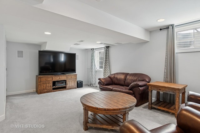 10603 Royal Porthcawl Dr, Naperville, IL 60564 - living area with light colored carpet and recessed lighting