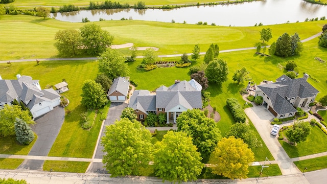 10603 Royal Porthcawl Dr, Naperville, IL 60564 - drone / aerial view of a nearby body of water and a golf club