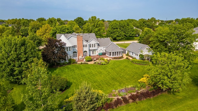 10603 Royal Porthcawl Dr, Naperville, IL 60564 - aerial view of property and surrounding area
