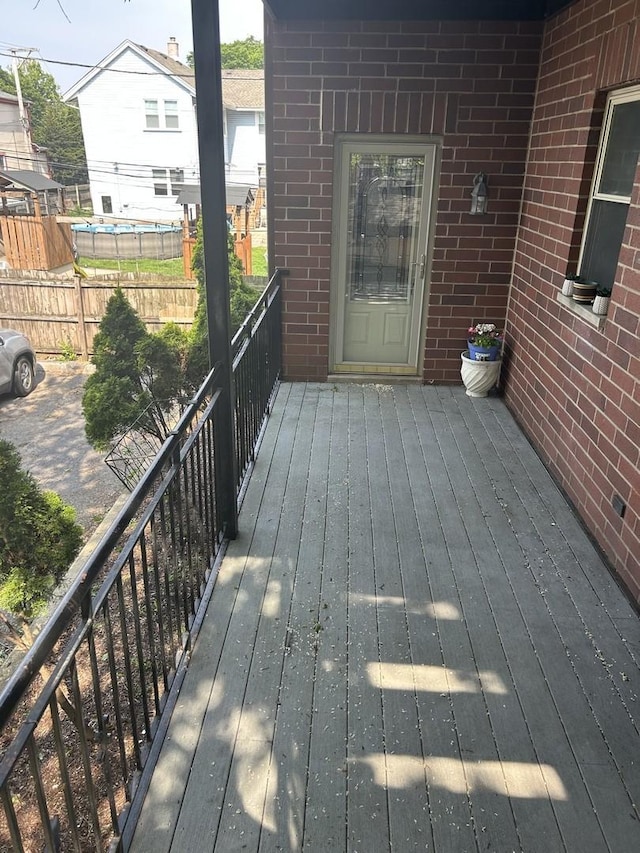 4714 W Berteau Ave Unit 1N, Chicago, IL 60641 - view of wooden terrace