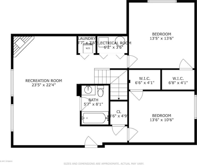 4714 W Berteau Ave Unit 1N, Chicago, IL 60641 - view of property floor plan