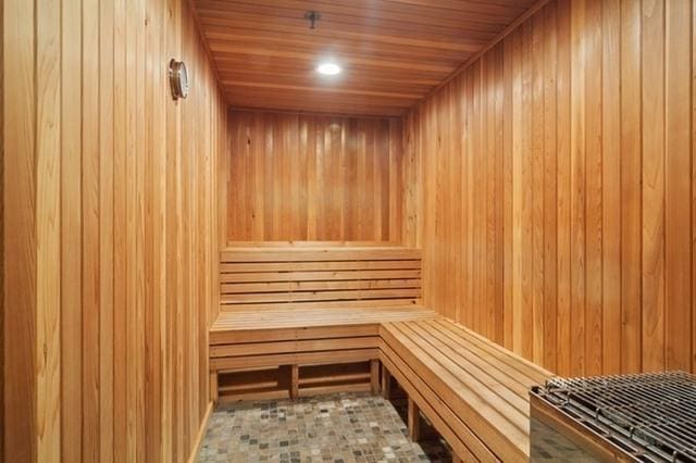 474 N Lake Shore Dr Unit 2801, Chicago, IL 60611 - relaxing sauna / steam room with wood walls