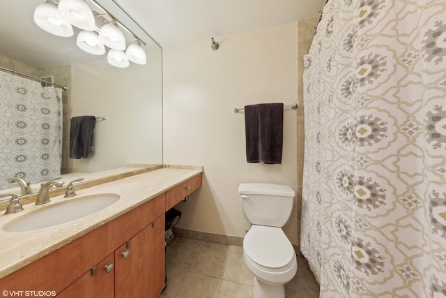 474 N Lake Shore Dr Unit 2801, Chicago, IL 60611 - bathroom featuring tile patterned floors and vanity