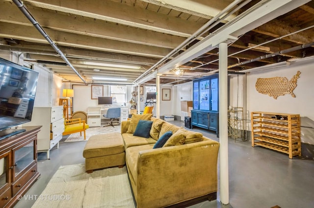 2835 S Farrell St, Chicago, IL 60608 - basement featuring an office area