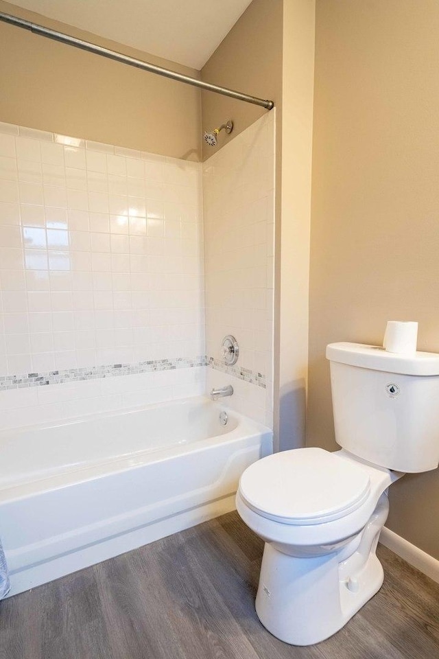 1745 N 40th Ave, Stone Park, IL 60165 - bathroom featuring wood finished floors and bathtub / shower combination