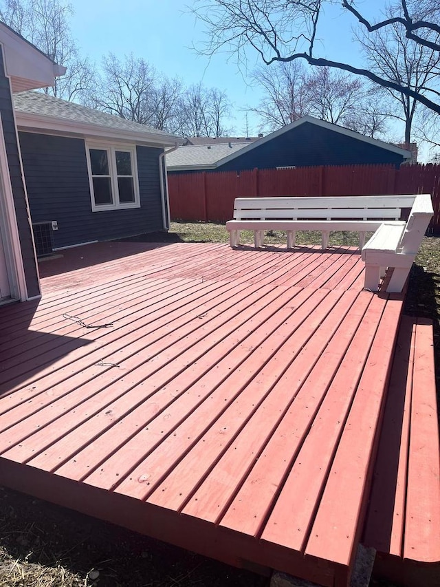 165 Arrowhead Ln, Bolingbrook, IL 60440 - wooden deck with a fenced backyard