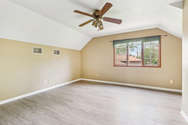 1888 Irene Rd, Sandwich, IL 60548 - bonus room featuring lofted ceiling, wood finished floors, and a ceiling fan