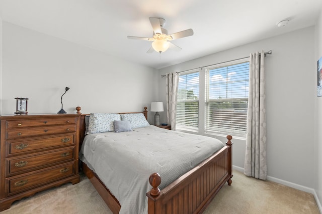 6308 Main St, Woodridge, IL 60517 - bedroom featuring light colored carpet and a ceiling fan