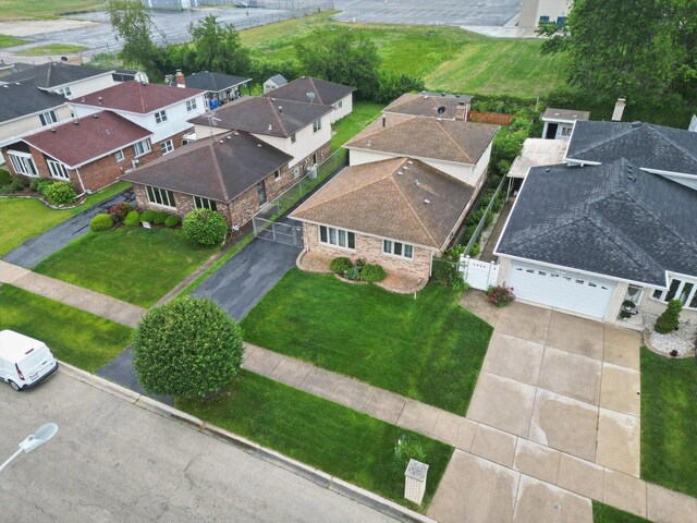 7542 Mason Ave, Burbank, IL 60459 - aerial perspective of suburban area