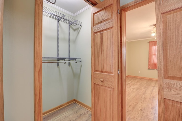 1806 New High St, Rock Falls, IL 61071 - walk in closet featuring wood finished floors