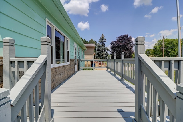 1806 New High St, Rock Falls, IL 61071 - view of wooden deck
